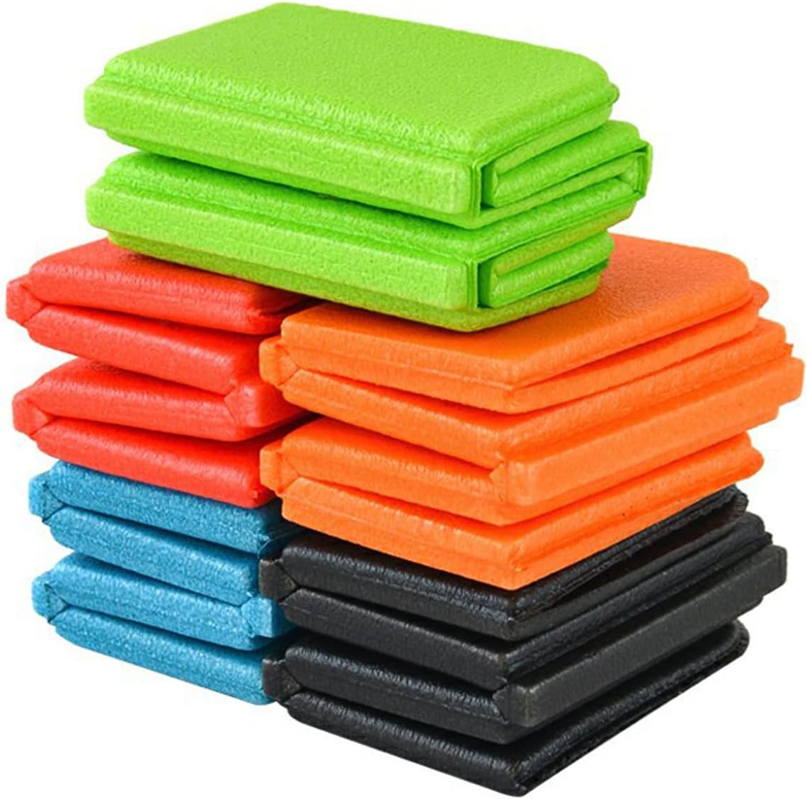 1PC Portable Folding Outdoor Cushion, Moisture - Proof Foam Mat for Grass Field, Black