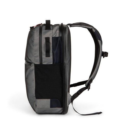 Two Wheel Gear Inverter Pannier Backpack, 25L Convertible Bike Bag, Graphite Grey, 13x19x7 inches