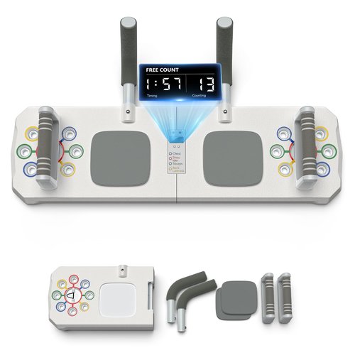 CHANGENOW Portable Push Up Board Fitness, Foldable Exercise Equipment for Men & Women, Professional Push Up Bar at Home Gym, Full Body Workout at Home