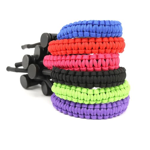 ZSHJGJR Archery Bow Wrist Sling Braided Archery Adjustable Bow Strap Wrist Sling for Compound Bow Hunting Shooting Accessories (Black)