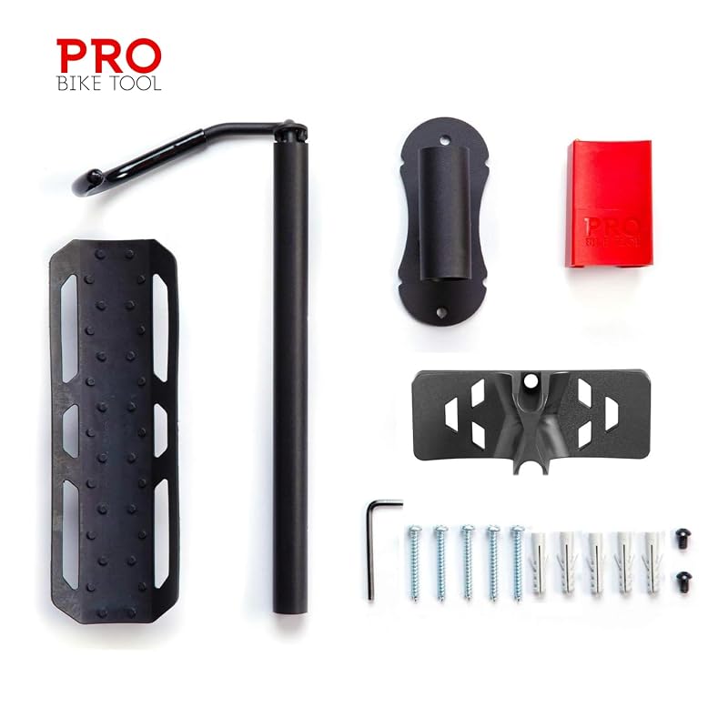 Pro Bike Tool Swivel Wall Mount Bike Rack - Vertical Storage (Pack of 1)
