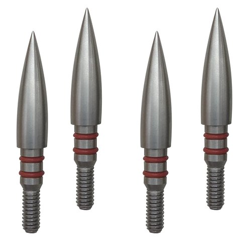 Aklisdlha Field Points arrowheads 100/125/150/200/300 Grains Archery Field Points,Stainless Steel Screw in Archery Field Tips and Broadheads (1 Dozen 12 PCS)(17/64″-100 Grains)