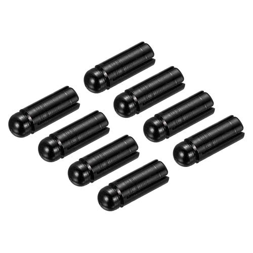 PATIKIL Dart Flight Protectors, 8 Pack Aluminum Alloy Dart Wing Savers Fixed 90 Degrees Wing Corrector for Steel & Plastic Flights, Black