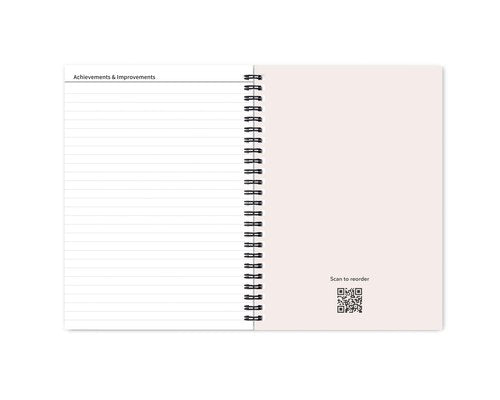 Better Health - Exercise, Nutrition & Wellness Journal - Stay healthy with our handy, simple tracking charts - A5 size with 104 undated pages - For A Happier, Healthier Life (Beige)