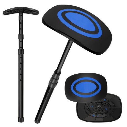 GearRoot Portable Golf Travel Bag Support Pole, Umbrella-Shaped Anti-Impact Support Cover Protector and Aluminum Alloy Rod, Golf Club Travel Bag Support System Protect Clubs from Impact, Blue