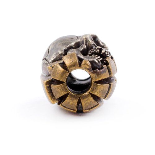FLAMEDUKE Knife Lanyard Beads - Lost-Wax Cast Paracord Bead for Knife, 550-Slot, Paracord Beads for EDC Rigging, Survival Mods & Zipper Tactics | Men's Gift Kit (15g/0.54oz)