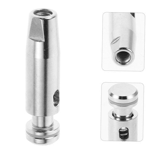 BESPORTBLE Fencing Replacement Sword Tip Heads Stainless Steel Fencing Sword Tips for Epee and Foil Practice Durable Sword Spare Parts for Fencing Training