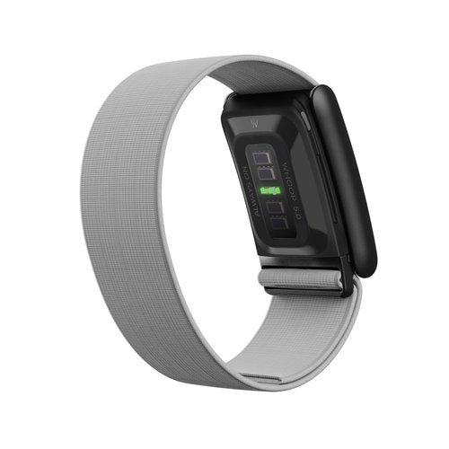 WHOOP CoreKnit Wristband – Compatible 5.0 One and Peak – Comfortable, Versatile, Performance Knit Fitness Accessory for 24/7 Activity – Not Compatible with Gen 4 – Ash Grey