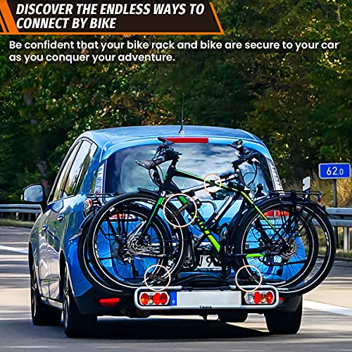 Bike Rack Straps Bicycle Wheel Stabilizer with Gel Grip for Transport