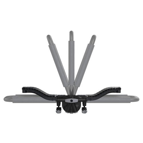 Thule Compass Kayak and SUP roof rack - Carries 2 kayaks or 2 SUPs - J-style carrier - Universal mounting hardware included - Fits 36" wide kayaks and SUPs - 130lb weight limit