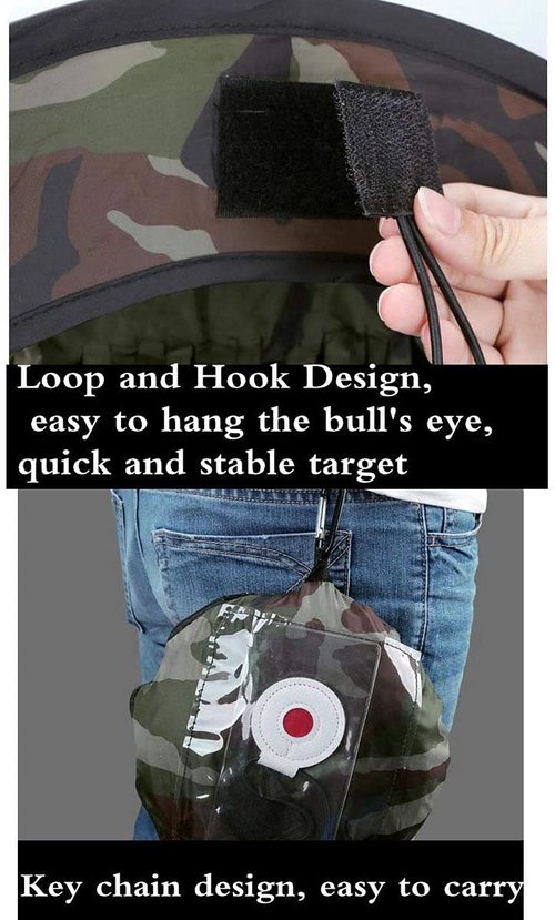 Foldable Portable Airsoft Target with BB Trap, Slingshot Target Box Collection Box, Slingshot Target Box for Hanging or Standing, Reusable Training Hunting Practice Net