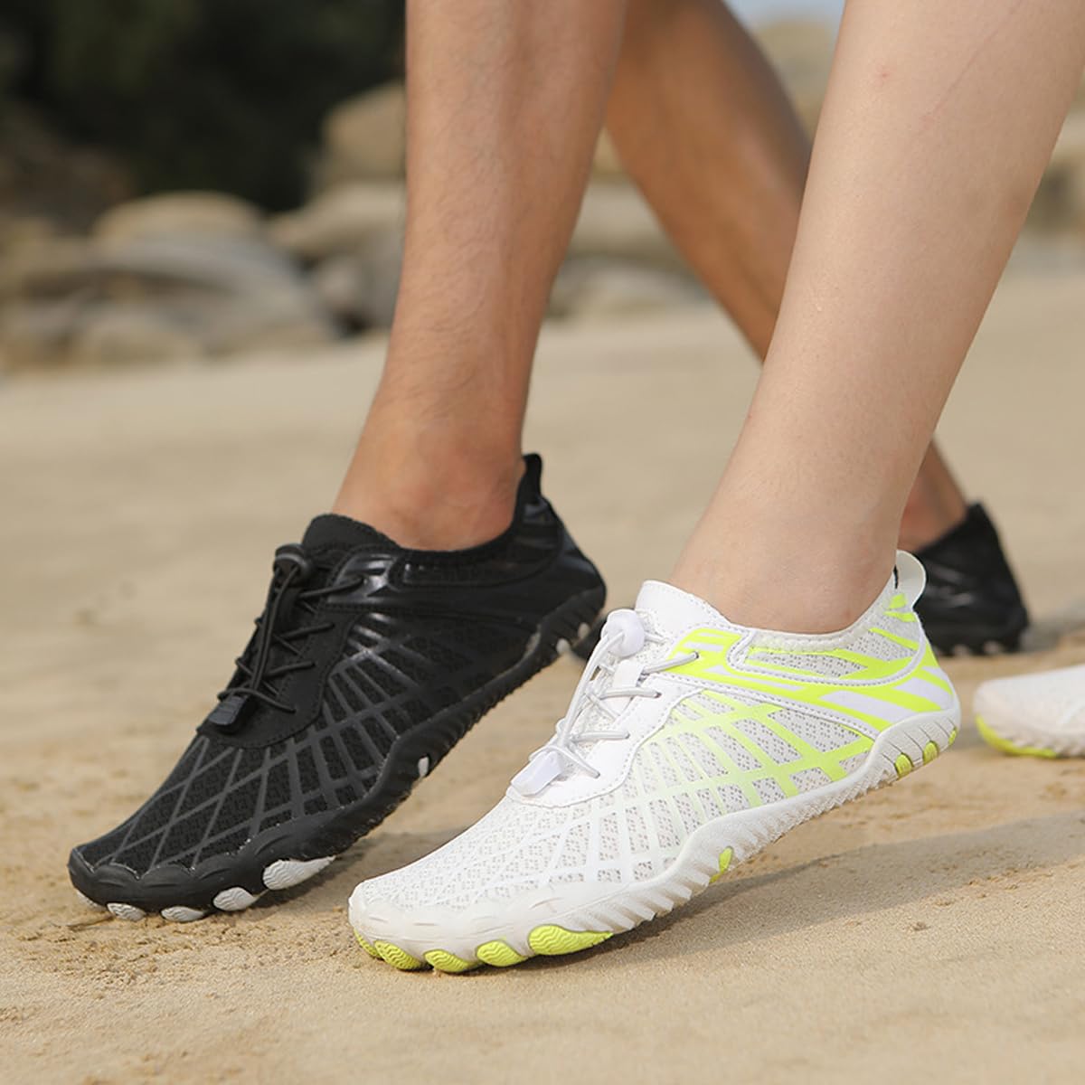 ELETON Barefoot Shoes Women Men Footwear, Wide Toe Box Hiking Zero Drop Non-Slip Quick-Dry River Boat Pool Beach Water Shoes, Lightweight Swimming Running Walking Sneakers Unisex