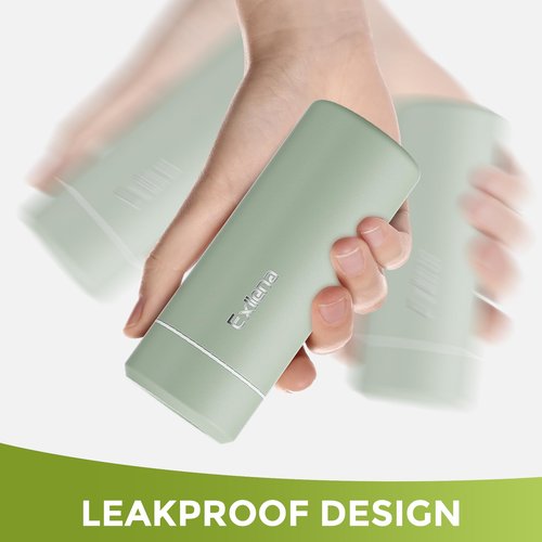【Upgraded】Exllena Small Insulated Water Bottle 8 oz/250ml– Mini Insulated Water Bottle for Hot & Cold Drinks, Perfect Small Water Bottle for Travel, Purse...(Sauge Green)