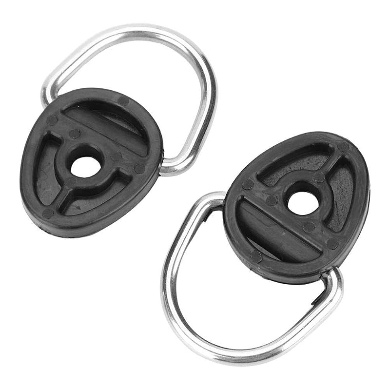 Kayak D Ring Buckle Tie Down Fittings - 6 Pack Deck Safety Accessories