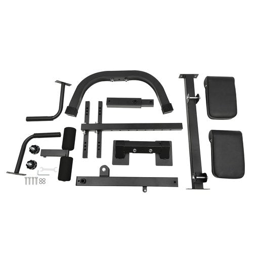 LIAUHO Roman Chair, Back Extension Sit up Bench, Multi-Functional Bench Foldable Flat, Hip Thrust Machine, 330 lbs Weight Capacity, Fitness Equipment for Home Workout, Gym