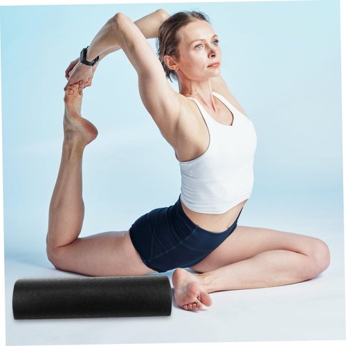 Toddmomy High Density Yoga Roller Smooth Massage Roller for Muscle Balance and Flexibility Exercises Yoga Accessory for Awareness