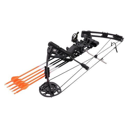 Compound Bow Kit, 30-60 Lbs Draw Weight Adjustable Archery Hunting Bow, Compound Bow Arrow Set with 12 Arrows, Archery Accessories Tool Kit for Outdoor Competition, Sports Game Practice