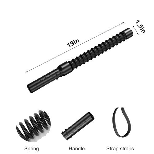 Dzorun Ropeless Battle Ropes Weighted Workout Rope Fitness Exercise Training Bar for Home Gym