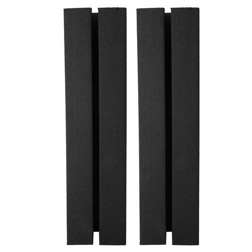 PerGar Car Roof Rack, Eva Soft Oval Car Roof Racks, One Pair Black Outdoor Portable Car Roof Racks, Car Surfboard Racks