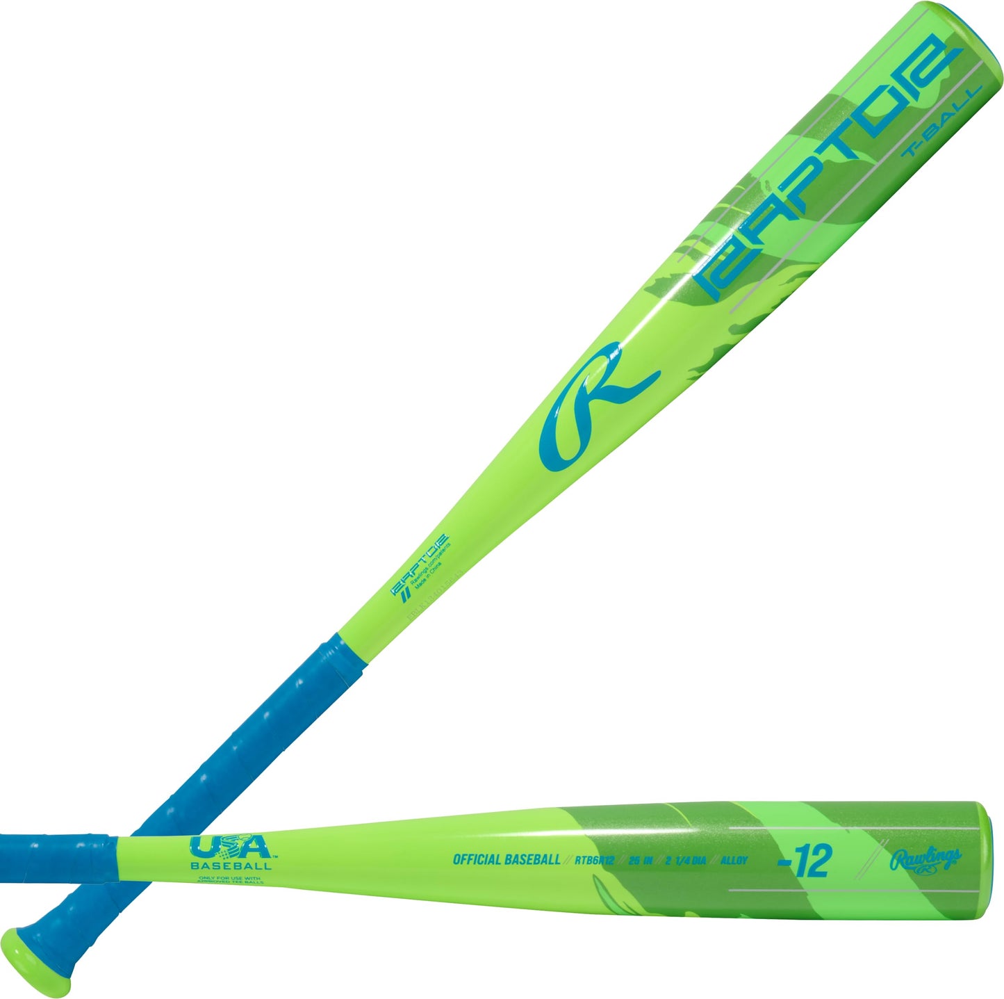 Rawlings | 2026 | Raptor Baseball Bat | USA T-Ball | 2 1/4" Barrel | 26" | -12