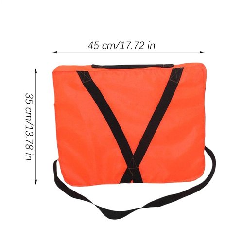 Boat Throwable Flotation Device, 18x14in High Buoyancy Boat Throw Cushion with Strap Water Proof, Emergency Throwable Flotation Device, Swimming & Rescue Boat Throwable Flotation Device (2)
