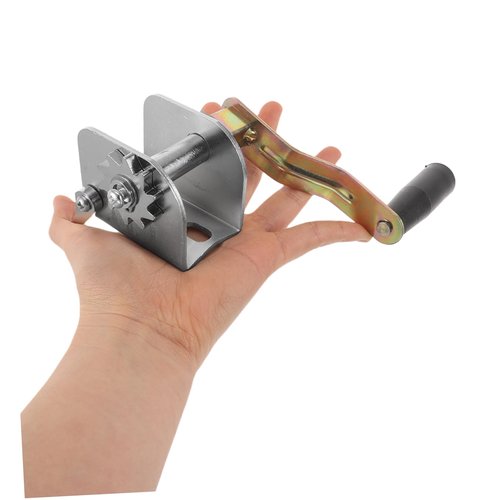 Alasum Sport Volleyball Net Tension Assembly Hand Crank Tensioner Winch Easy to Install Weatherproof Metal