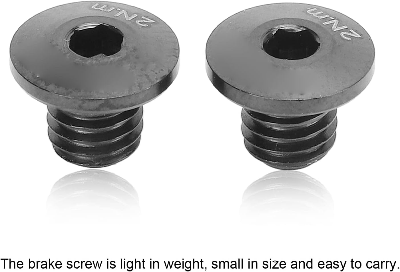 Keenso Oil Cylinder Lid Bolt,Titanium Alloy Lightweight Hydraulic Brake Screw for M7000 M8000 M9000 M9020 (Gold)