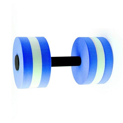 Walbest Water Weights for Pool Exercise, 1PC Aquatics Dumbells Exercise Equipment for Adults, Water Dumbbells for Water Aerobics Fitness, EVA-Foam Pool Dumbbells Blue