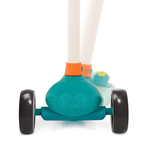 B. toys – Wood Kids Scooter – Adjustable Height & Light – Up Wheels – Solid Wooden Deck – 3+ Years–