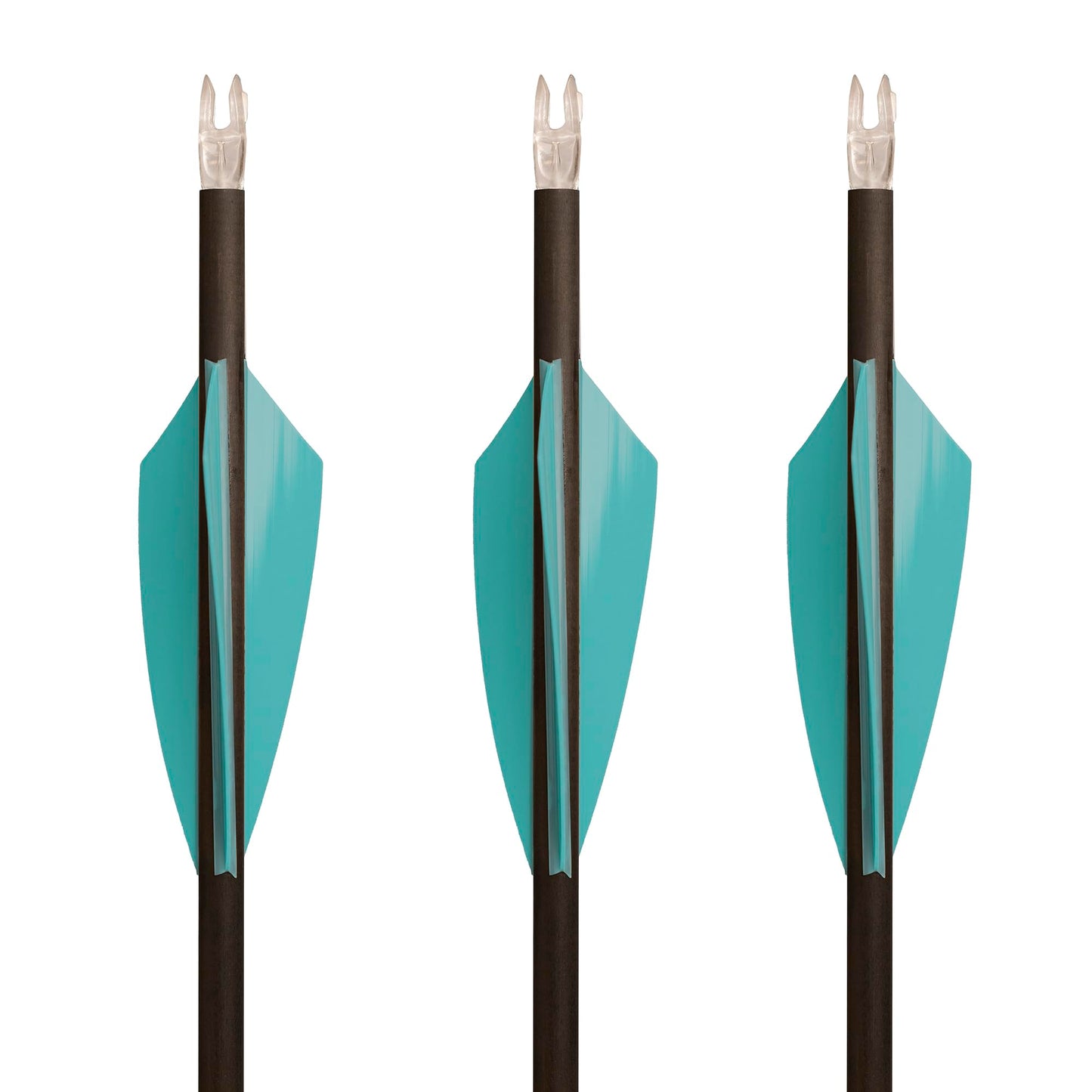 TAC Vanes 2.75" Driver Arrow Vanes | Archery Fletching for Compound & Crossbow | Durable, Lightweight, High Accuracy, Turquoise 100 Pack