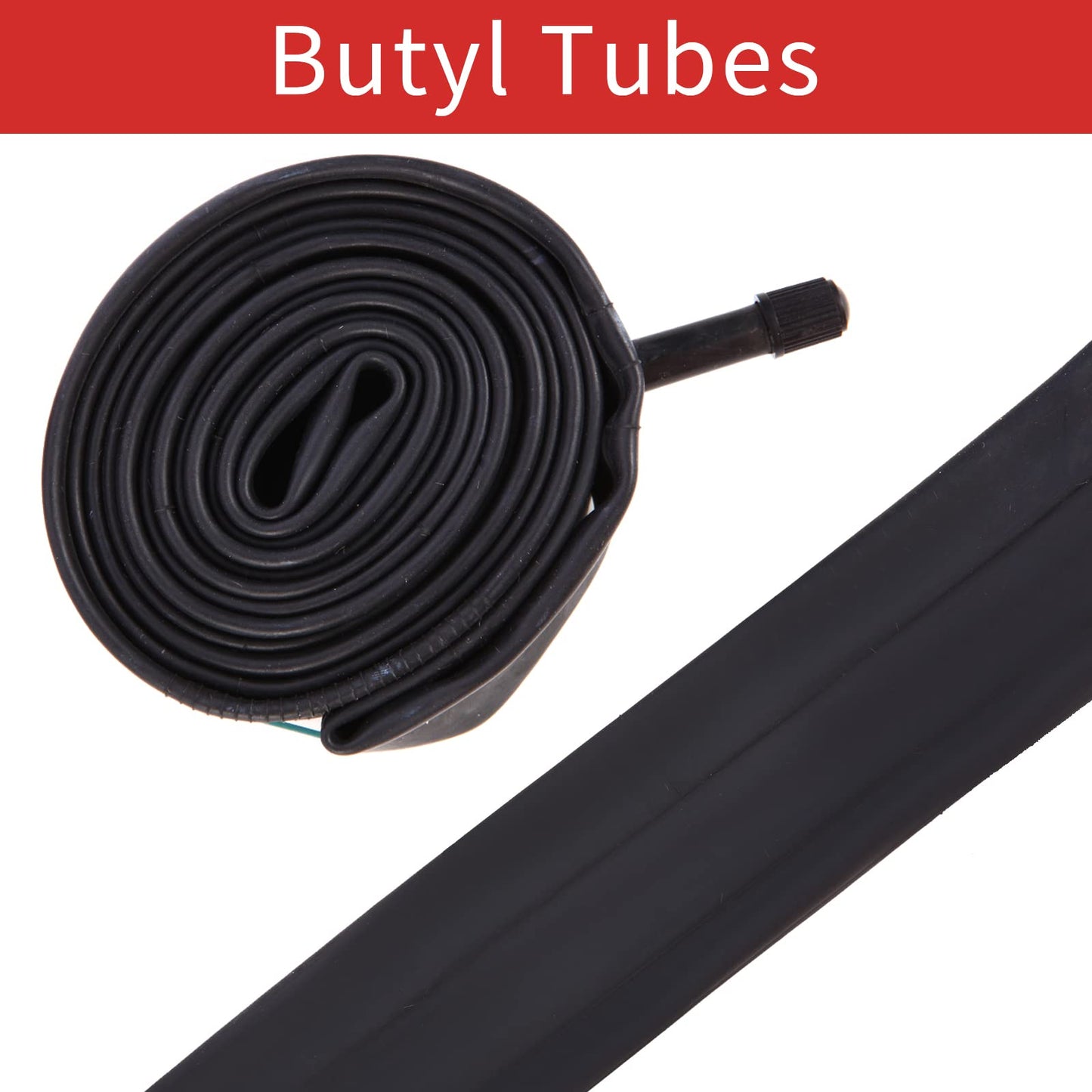 2 PCS Heavy Duty Bike Tubes 700x38C 700x40C 700x43C 700x45C 38C/40C/42C/43C/45C Schrader Valve 35mm/48mm Bicycle Tubes Premium Quality Butyl Inner Tubes (Schrader Valve 35mm)