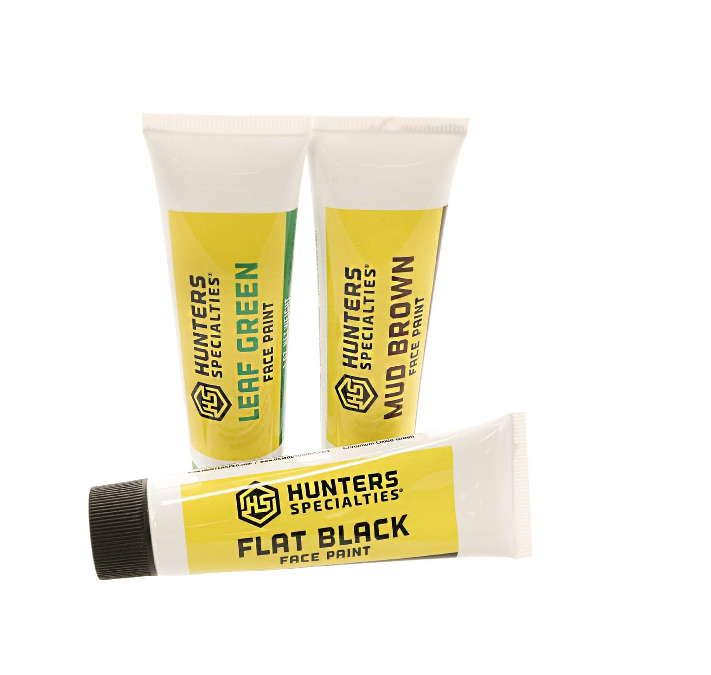 Hunters Specialties Long-Lasting Easy-to-Use Concealment Camo Creme Tube Makeup for Hunting - Woodland Camo Kit