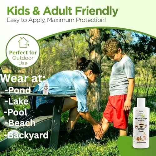 "Mosquito Bouncer Lotion" 4 fl. oz. (pack of 1) A natural, soothing, non toxic, lotion to keep Mosquitos, Ticks, Fleas, and Chiggers, away from you and your family.