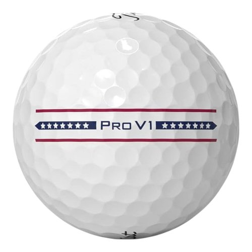 Titleist Pro V1 Performance Alignment USA Golf Balls [6-Ball] White