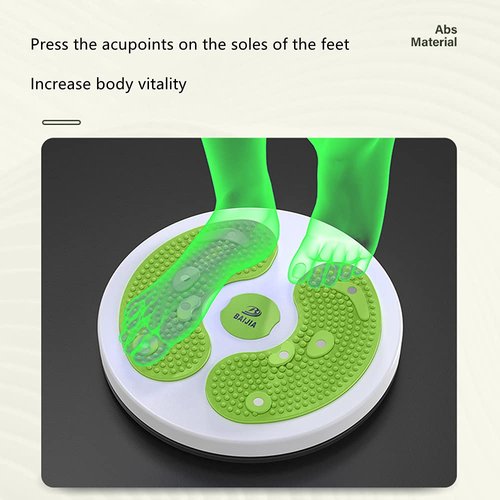 Ab Twister Board for Exercise Waist Twisting Disc with 8 Magnets Fitness Twister with Handles Trims Waist Arms Hips and Thighs