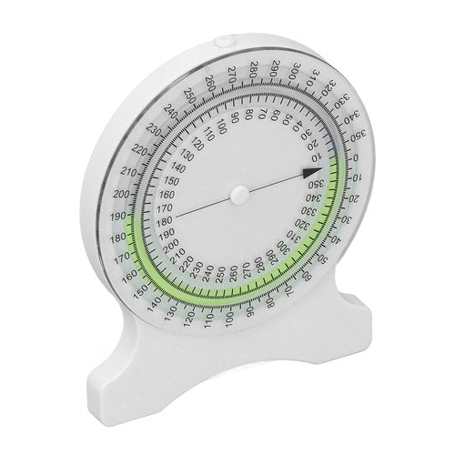 YWBL-WH Inclinometer Physical Therapy, Inclinometer for Physical Therapy, Non Leak Bubble Accurate Range of Motion Angle Finder Protractor for Students (Green)