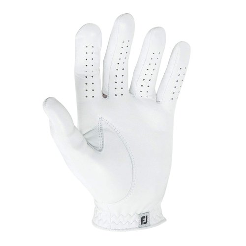 FootJoy Men's Contour FLX Prior Generation Golf Glove, Pearl, Large, Worn on Left Hand