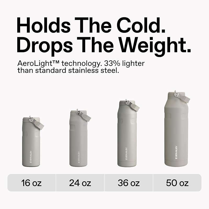 Stanley IceFlow Flip Straw 2.0 Bottle 16 oz - Daffodil Emerald (Variation: Daffodil Emerald+16 Ounces)