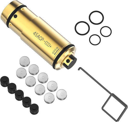 .45ACP Laser Training Cartridge with Chamber Extractor Tool Dry Fire Practice and Shooting Training