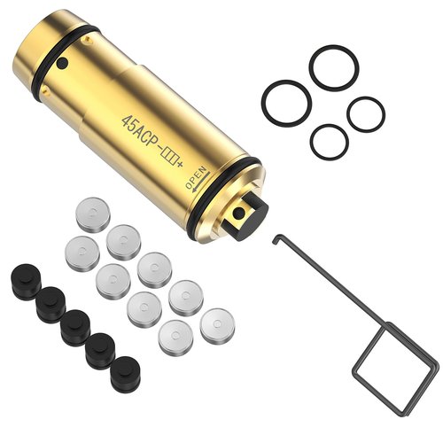 Gobxld .45ACP Laser Training Cartridge with Chamber Extractor Tool Dry Fire Practice and Shooting Training