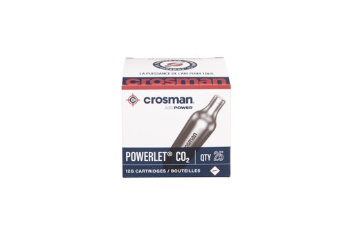 Crosman 12-Gram CO2 Powerlet Cartridges For Use With Air Rifles And Air Pistols