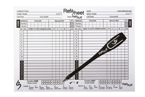 RefStuff RefSpencil 5 Pack Clip On Referee Pencil RefCil PegCil for Football Soccer Referee Coach Umpire for Scorebook Wallet (Pack of 10)