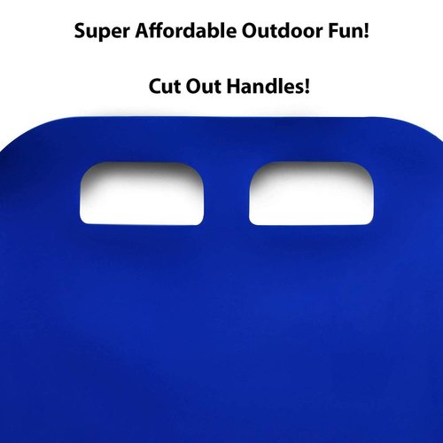 Flexible Flyer 611 Flying Carpet Lightweight Roll Up Snow Sled Portable Rolling Snow Slider, Blue