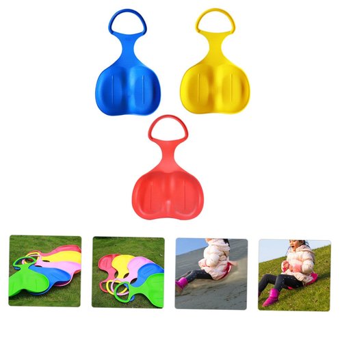 VOSAREA Grass Slide Boards for Boys and Girls Adults Pe Material Sand Sleds Beach Skiing Board Random