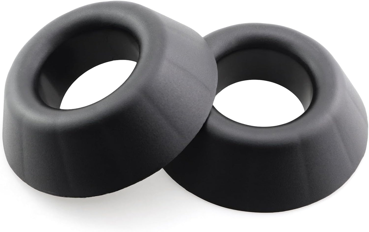 2PCS Bowling Ball Display Stand Heavy Duty Plastic Bowling Ball Stand Volleyball Basketball Soccer Ball Holder for Display Cleaning Grinding Storage Softball Base Stand Black