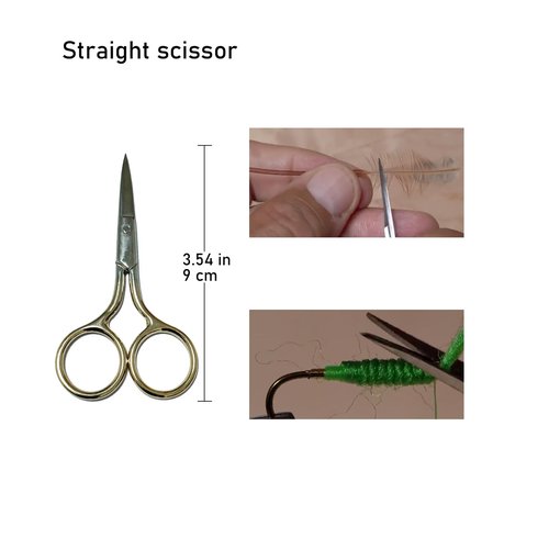 FIOTCEL Fly Tying Tool Kit for Beginners - Complete Starter Set with Bobbin, Whip Finisher, Threader, Tippet Clippers, Scissors & Bodkin for Handcrafting Artificial Fishing Flies (6)