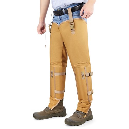 UIIHUNT Snake Chaps Snake Guards: Durable Snake Gaiters Protection Chap, Hunting Gear with Full Protection for Legs
