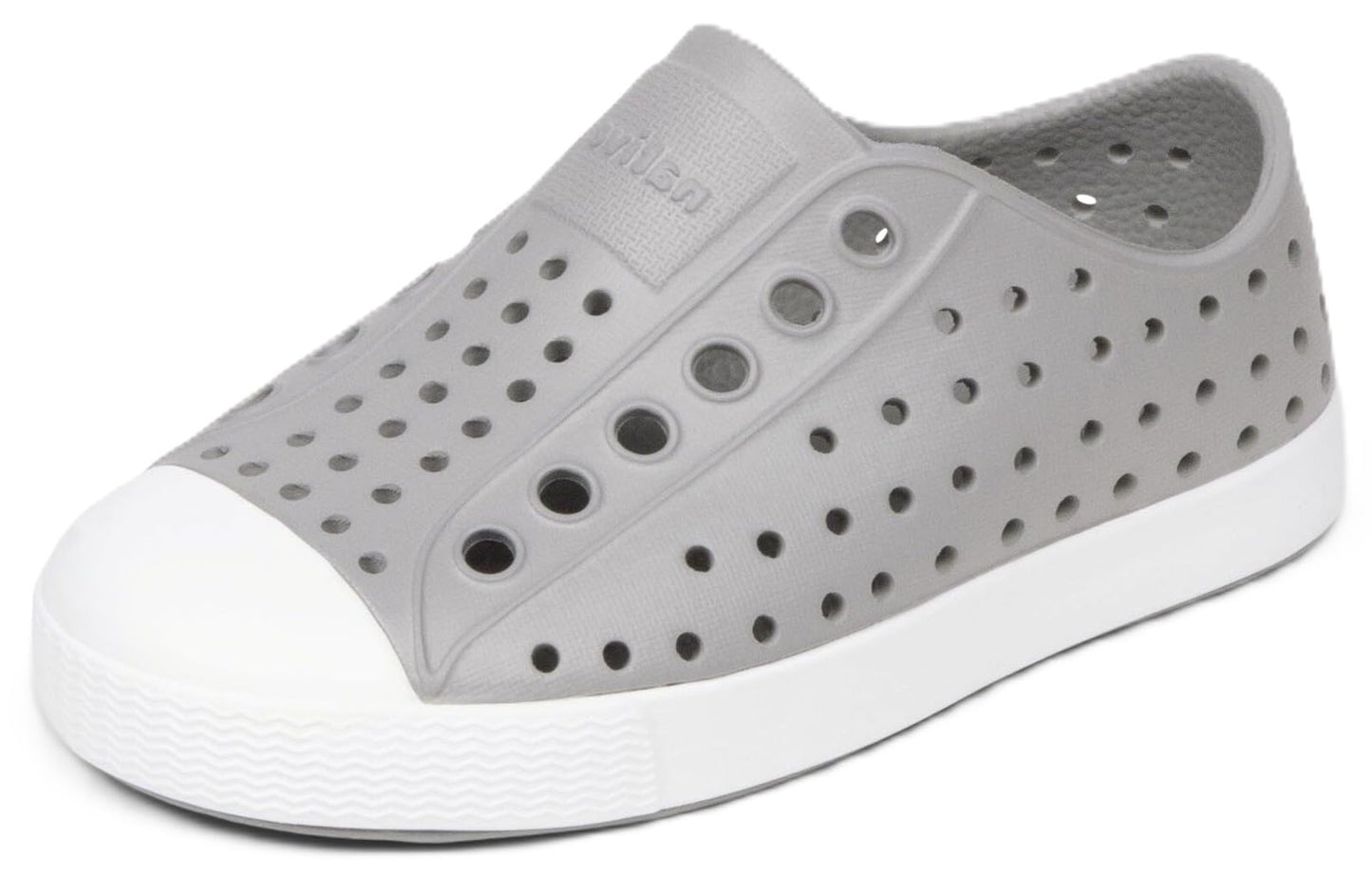 Native Shoes Unisex-Kids Jefferson Sneakers, Pigeon Grey/Shell White, 13 Little Kid