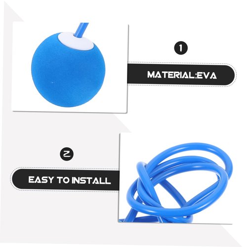 POPETPOP 1 Pair Cordless Ball Skipping Rope Load-bearing Workout Ball for Fitness No Knot Workout Cordless Accessory