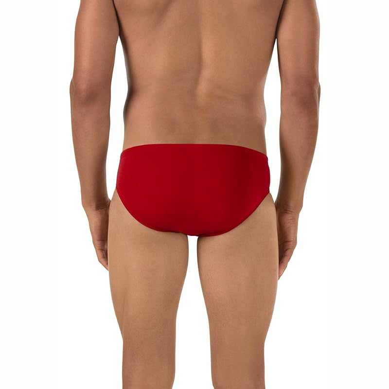 Speedo Men’s Endurance+ The One Swimsuit Brief - New Red+26 Variation